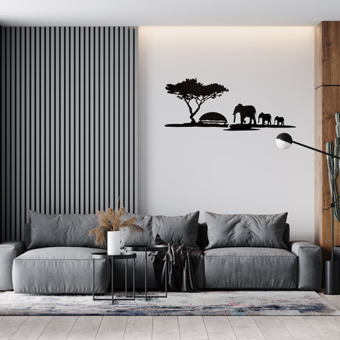 Animal Wall Art Wall Decor for Kids' Bedroom Wall Art Gift Inspirational Living Room Wall Decoration Afrika Wall Art Nursery Wall Sign