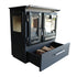 Northshire 216-3D Box Wood Burning Cook Stove with Oven + FREE Premium Outdoor Pellet Stove