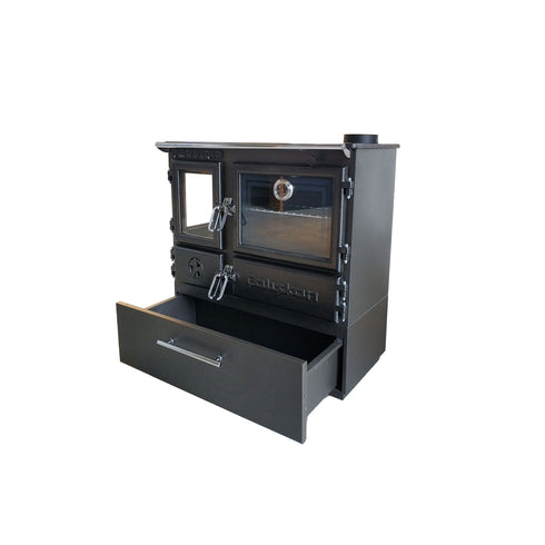 Hephastos Range Stove 214 3D Box, Wood Stove, Fireplace, Wood Burning Stove, Iron Stove, Unquie House Products, Cooking Healter