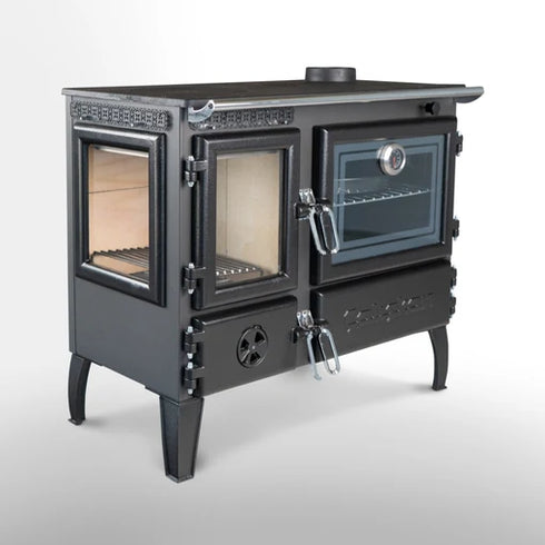 **Northshire 214-3D Wood Burning Cook Stove with Oven – FREE Portable Mini Camp Stove Included**