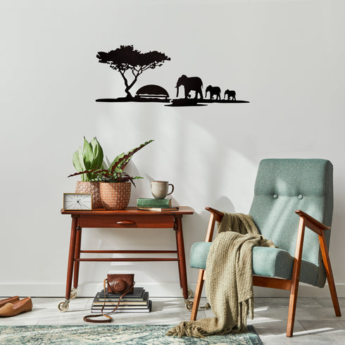 Animal Wall Art Wall Decor for Kids' Bedroom Wall Art Gift Inspirational Living Room Wall Decoration Afrika Wall Art Nursery Wall Sign