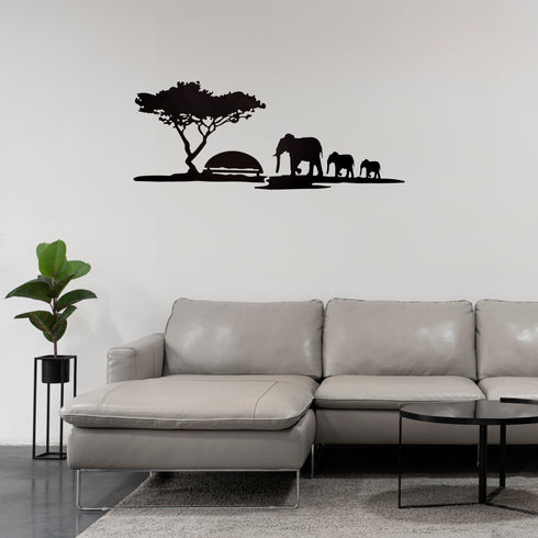 Animal Wall Art Wall Decor for Kids' Bedroom Wall Art Gift Inspirational Living Room Wall Decoration Afrika Wall Art Nursery Wall Sign