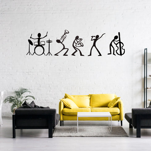 Band Metal Wall Art Beauty Of Music Inspirational Room Decor Musical Wall Art Housewarming Gift Simple Decor Modern Home Decor Rock On