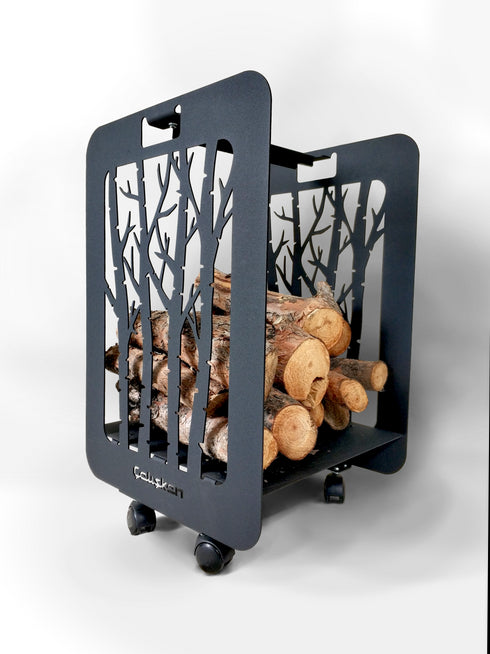 Metal Wood Storage, Wood Rack, Small Firewood Rack, Firewood Storage, Firewood Holder, Minimalist Firewood Storage, Log Holder, Log Basket