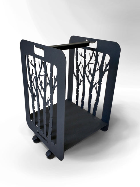 Metal Wood Storage, Wood Rack, Small Firewood Rack, Firewood Storage, Firewood Holder, Minimalist Firewood Storage, Log Holder, Log Basket