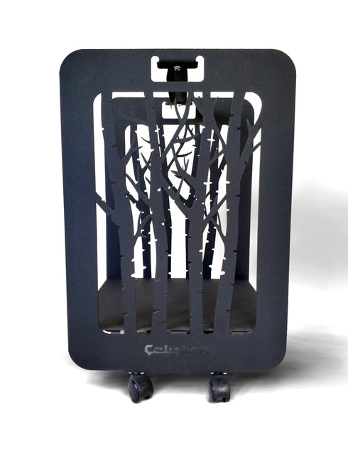 Metal Wood Storage, Wood Rack, Small Firewood Rack, Firewood Storage, Firewood Holder, Minimalist Firewood Storage, Log Holder, Log Basket