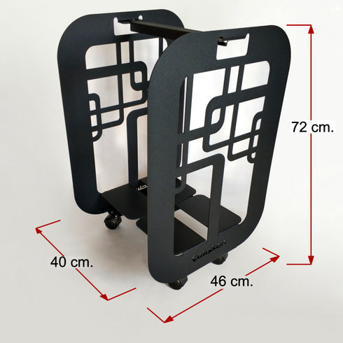 Metal Log Holder 601, Wood Rack, Small Firewood Rack, Firewood Storage, Firewood Holder, Minimalist Firewood Storage, Log Holder, Log Basket