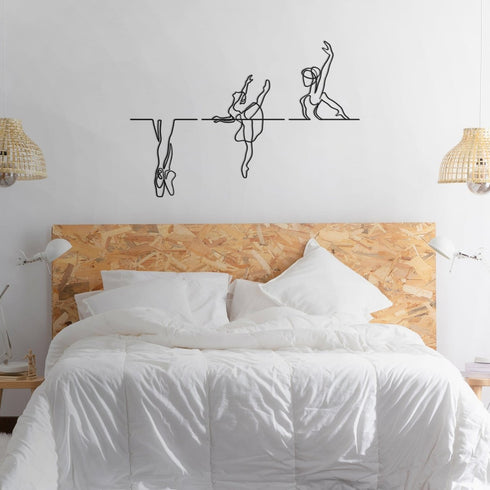 Ballerina Metal Set - Metal Wall Art