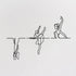 Ballerina Metal Set - Metal Wall Art