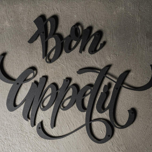 Bon Appetit - Metal Wall Art