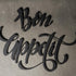 Bon Appetit - Metal Wall Art