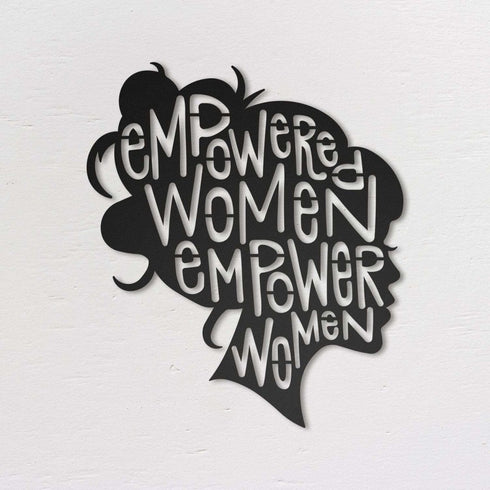 Empowered Woman - Metal Wall Art