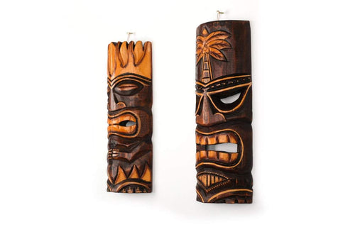 Furaha - Wooden Wall Mask