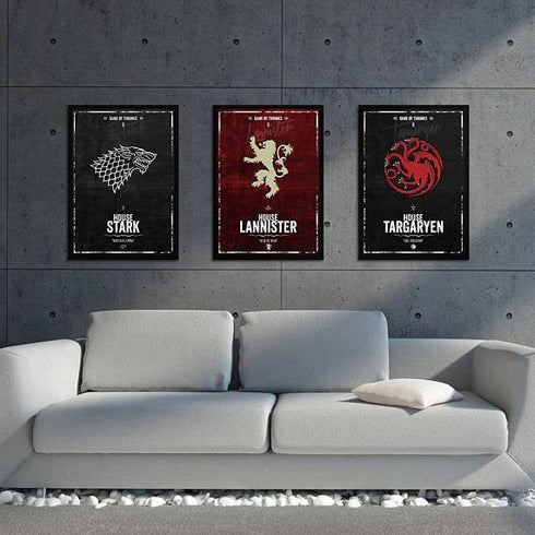 Game of Thrones - Poster Set (To place an order you need to choose min. 5 Posters)