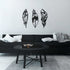 GeoFeathers - Metal Wall Art