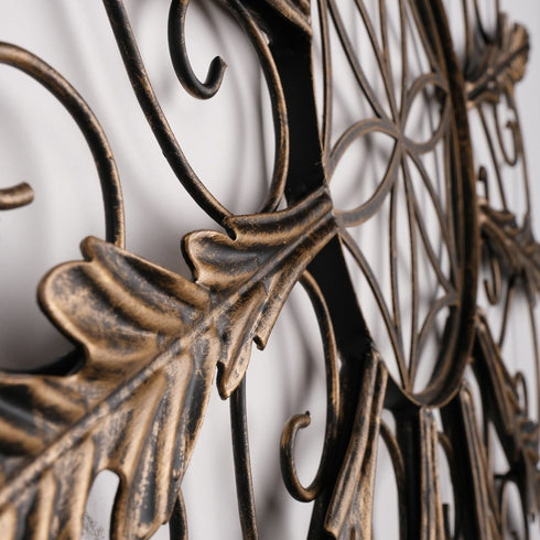 Golden Gardenia - Floral Metal Wall Decor