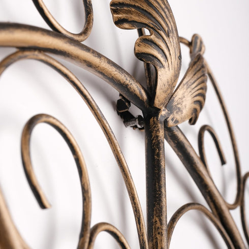 Golden Wings - Floral Metal Wall Decor