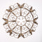 Golden Wings - Floral Metal Wall Decor