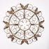 Golden Wings - Floral Metal Wall Decor