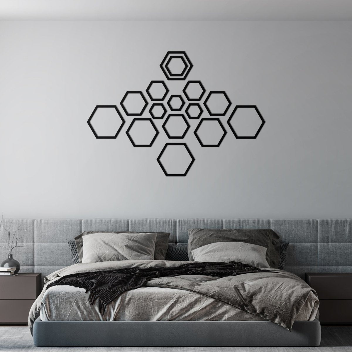 The Hexagon Wall Art Metal - Northshire Art | Wall