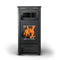 Multifunctional Wood Burning Stove for Cooking Baking Oven Winter Heating Fire Pit High Efficiency Large Iron Stove Rustic Retro