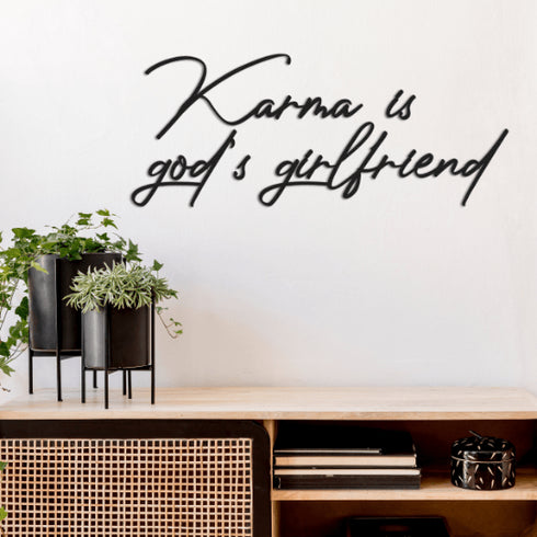 Karma - Metal Wall Art
