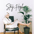 Stay High - Metal Wall Art