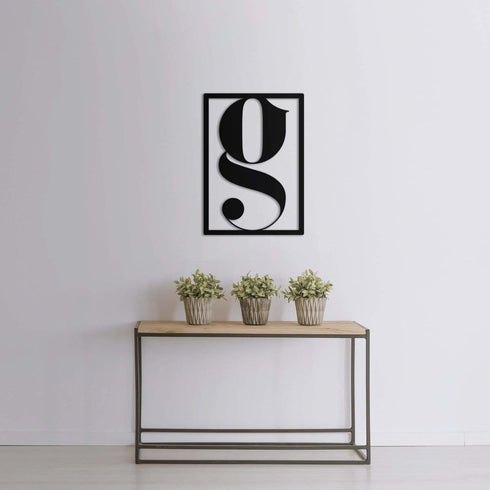 Letter G - Metal Wall Art