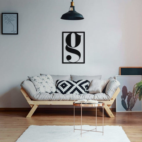 Letter G - Metal Wall Art