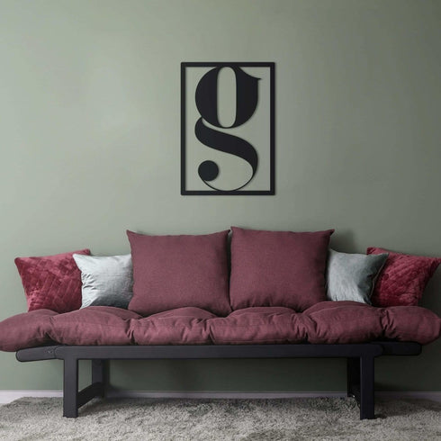 Letter G - Metal Wall Art