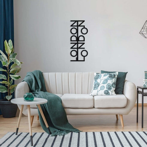 London - Metal Wall Art