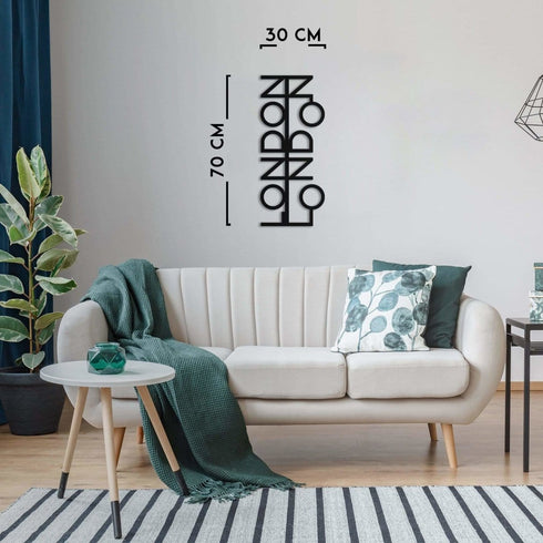 London - Metal Wall Art