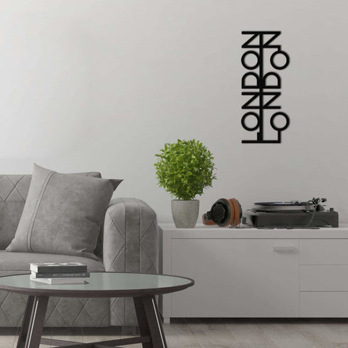 London - Metal Wall Art