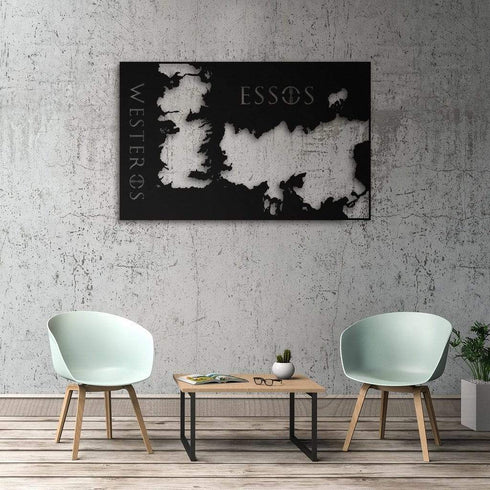 Map of Kingdoms - Metal Map