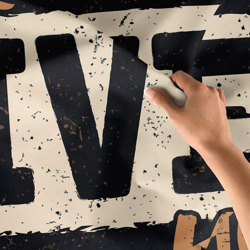 Never Give Up - Wall Tapestry