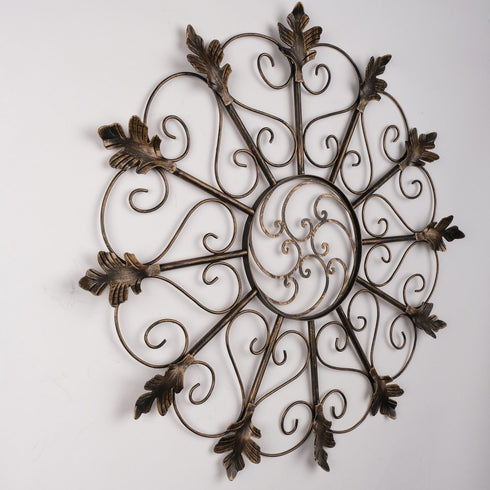 Oak - Floral MetalFloral Metal Wall Decor