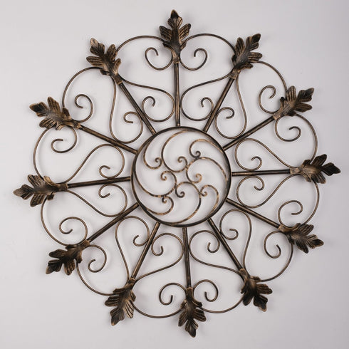 Oak - Floral MetalFloral Metal Wall Decor