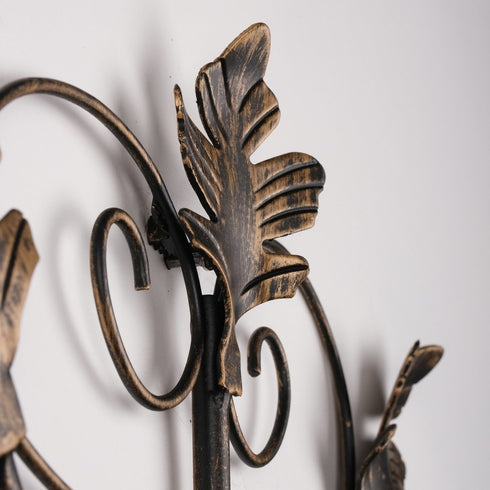 Oak - Floral MetalFloral Metal Wall Decor