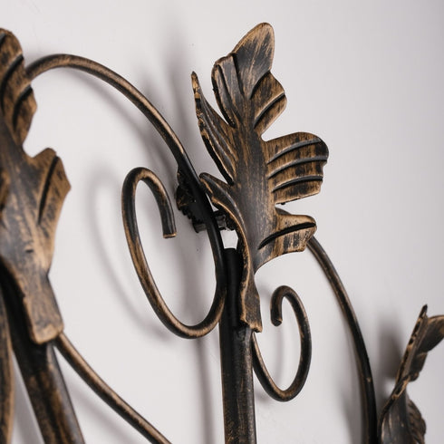 Oak - Floral MetalFloral Metal Wall Decor