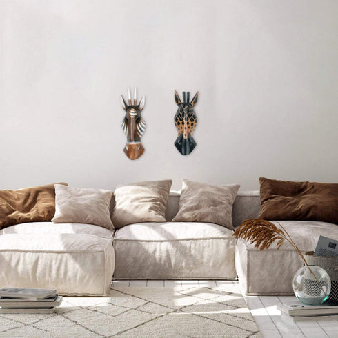 Okapi - Wooden Wall Mask