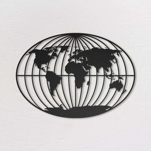 Orbis - Metal World Map