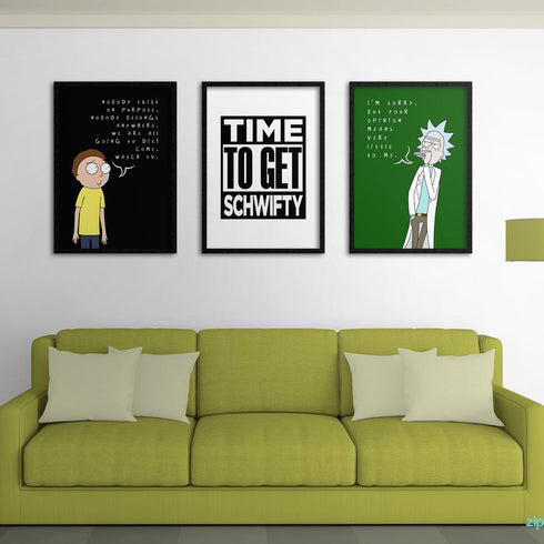 Rick & Morty - Poster Set (To place an order you need to choose min. 5 Posters)