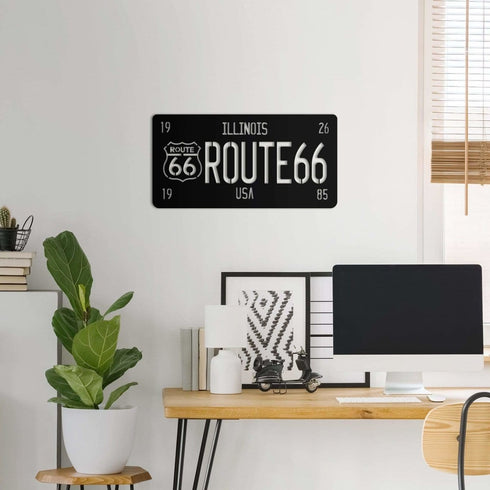 Route - Metal Wall Art