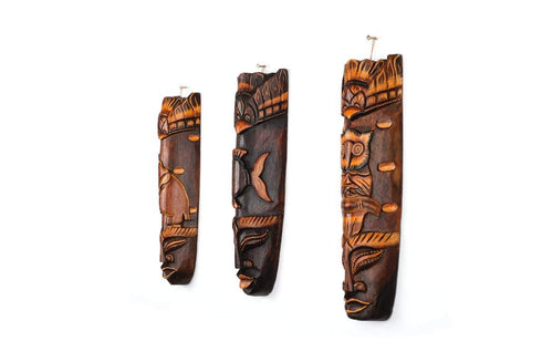Safari - Wooden Wall Mask