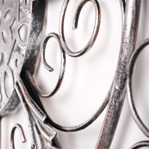 Silver Gardenia -Floral Metal Wall Decor