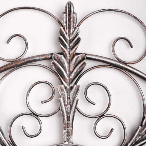 Silver Gardenia -Floral Metal Wall Decor