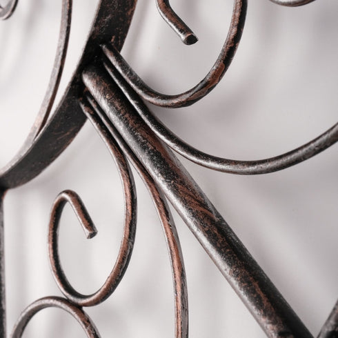 Silver Wings - Floral Metal Wall Decor