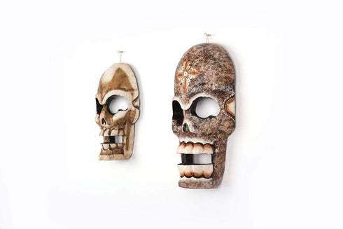 Skedel - Wooden Wall Mask
