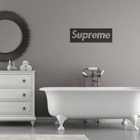 Supreme - Metal Wall Art