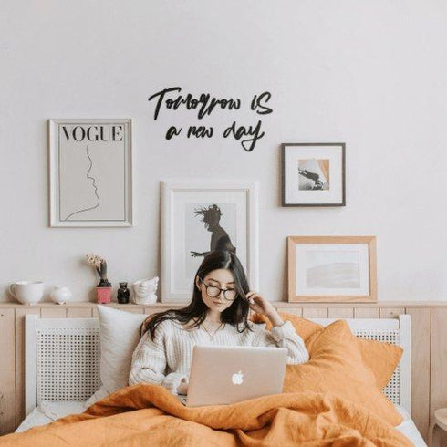 Tomorrow Is a New Day - Metal Wall Art